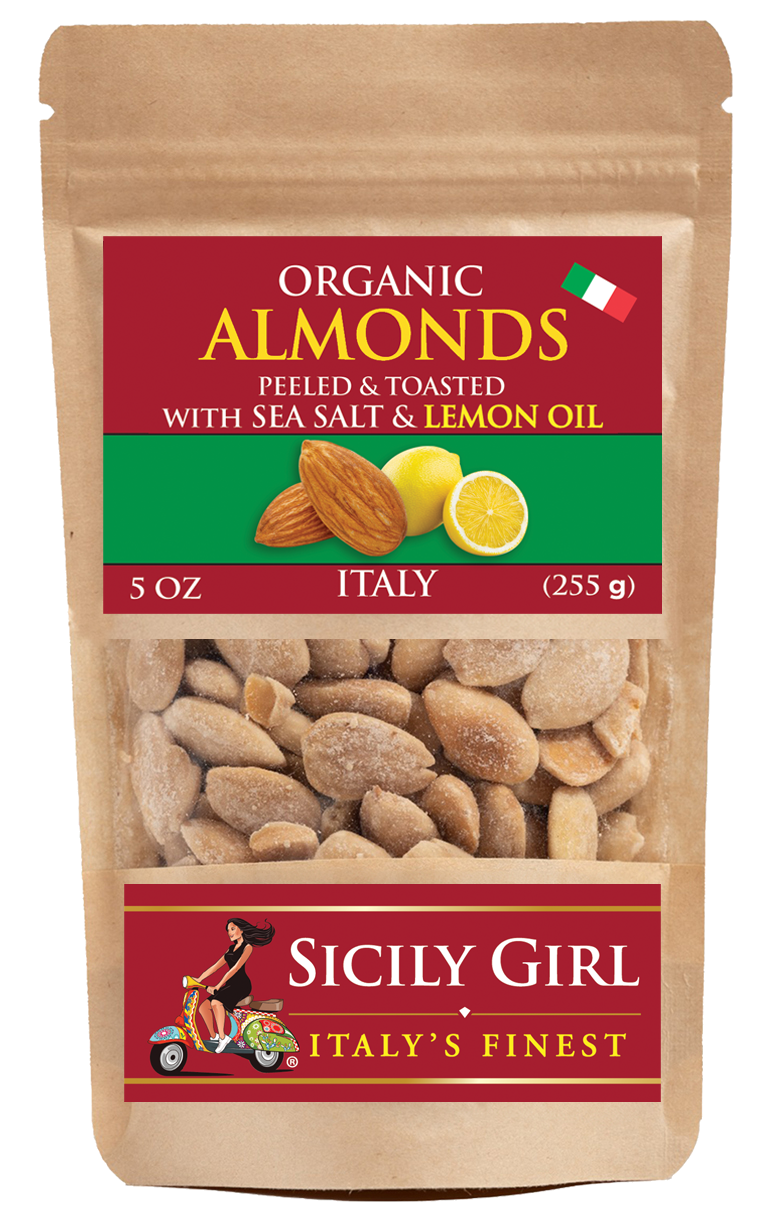 Organic Almonds with Sea Salt & Lemon Oil